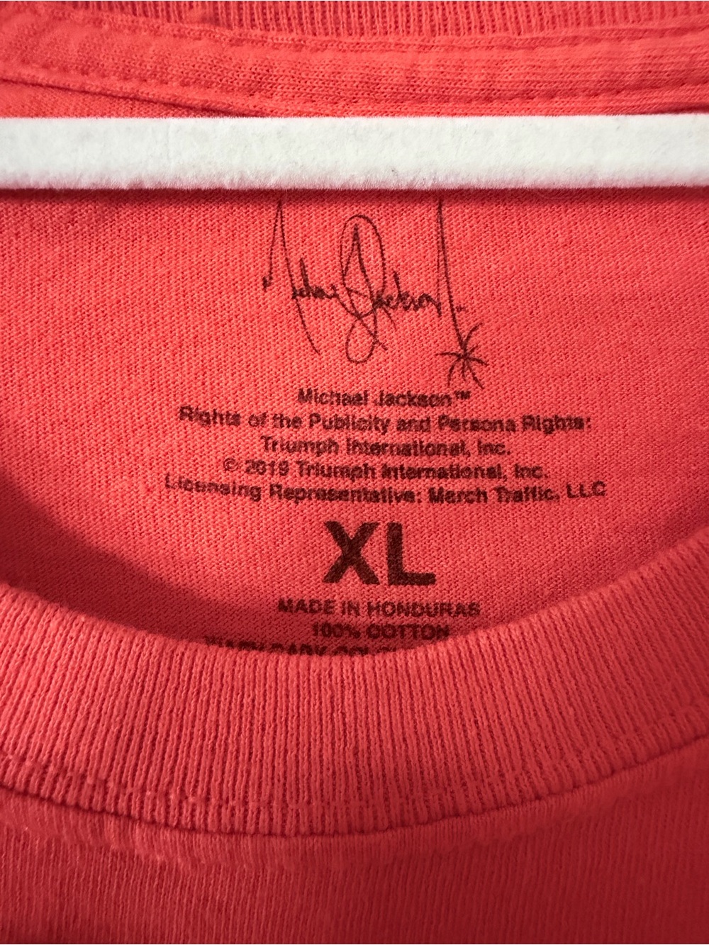 Michael Jackson Orange Thriller Tee - Picture 3 of 4